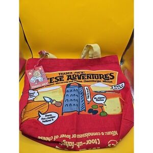 Trader Joe's Canvas Bag NEW Cheese Adventures